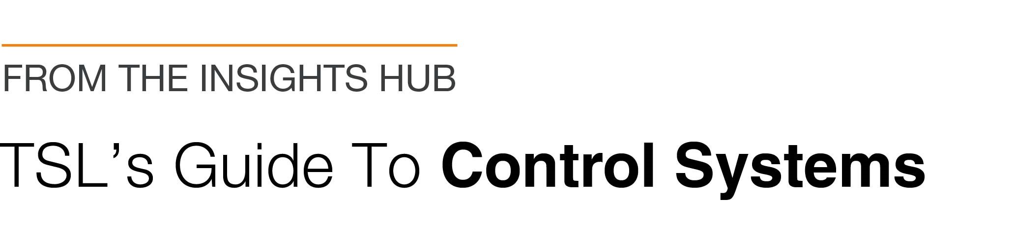 Guide to Control